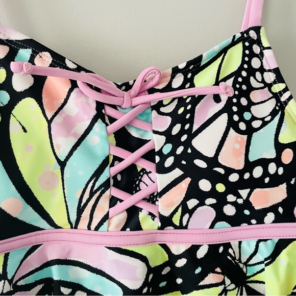 Justice Girl’s 2pc Swimsuit size 12/14 - Picture 4 of 10